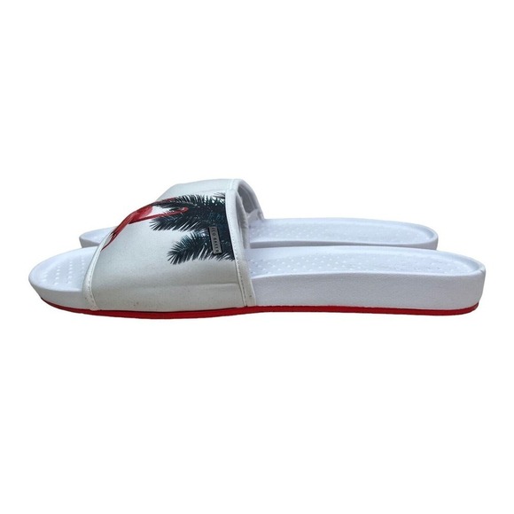 Ted Baker Slides Sandals Sauldi 2 Arch Support Flamingo Palm Tree Men Size US 13 main image 9